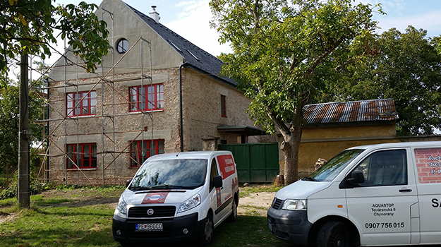 Aquastop pred domom sanačného projektu