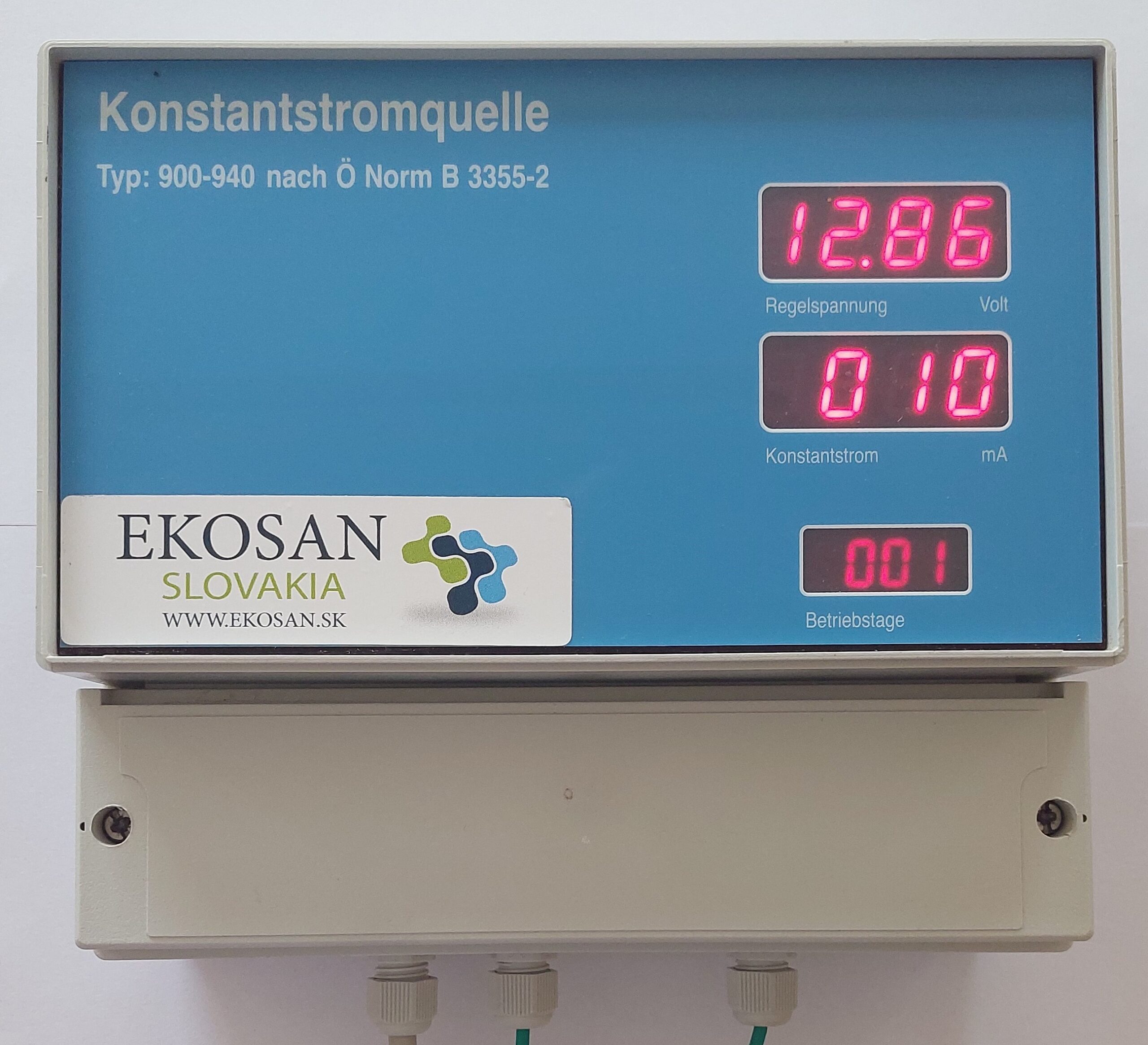 Riadiaca jednotka elektroosmózy s konštantným prúdom Ekosan